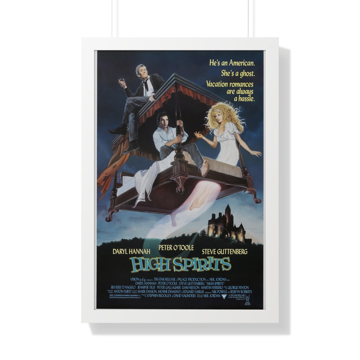 HIGH SPIRITS 1988 - Framed Movie Poster-20" x 30"-The Sticker Space