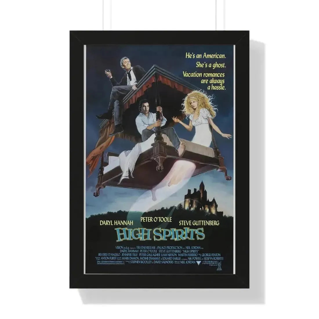 HIGH SPIRITS 1988 - Framed Movie Poster - The Sticker Space