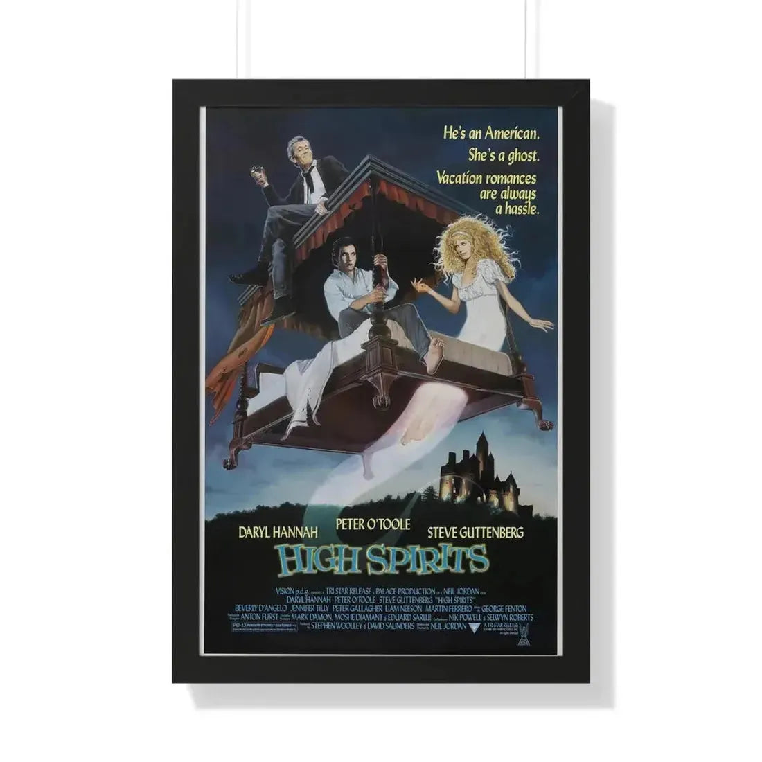 HIGH SPIRITS 1988 - Framed Movie Poster - The Sticker Space