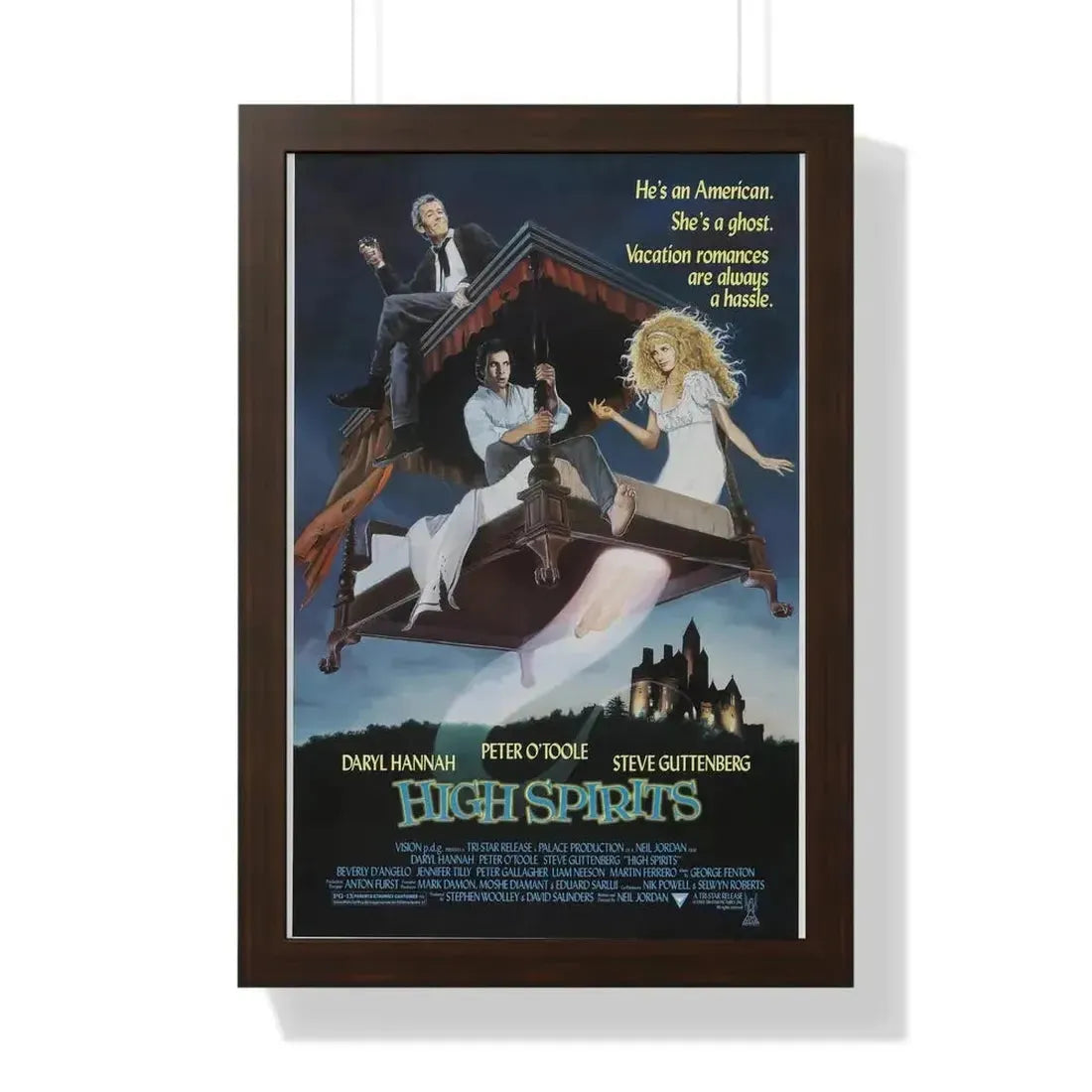 HIGH SPIRITS 1988 - Framed Movie Poster - The Sticker Space