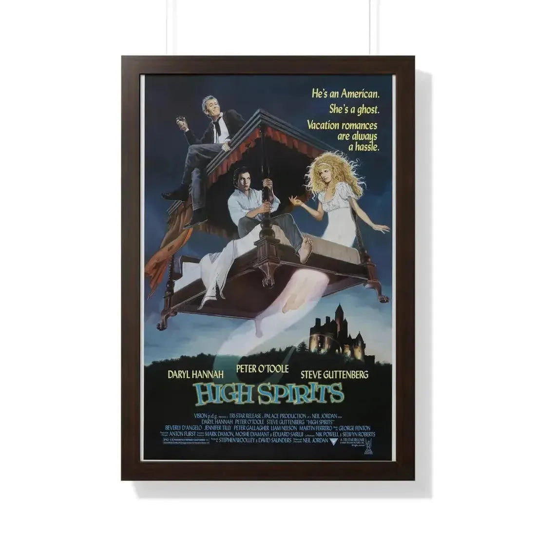 HIGH SPIRITS 1988 - Framed Movie Poster - The Sticker Space