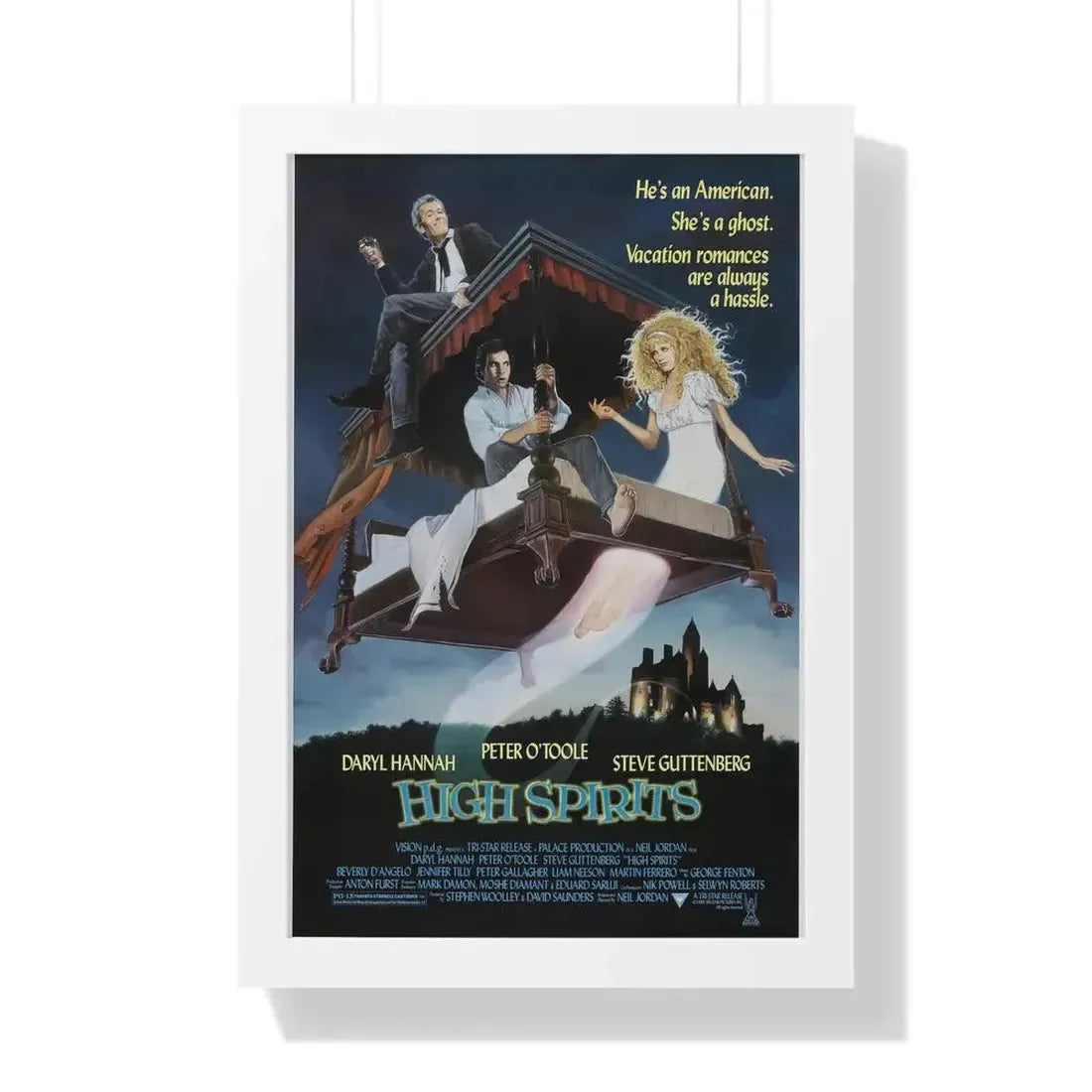 HIGH SPIRITS 1988 - Framed Movie Poster - The Sticker Space