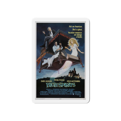 HIGH SPIRITS 1988 Movie Poster - Die-Cut Magnet-6 × 6"-The Sticker Space