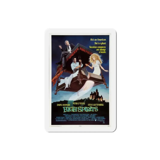 High Spirits 1988 Movie Poster Refrigerator Magnet 2 Inch - The Sticker Space