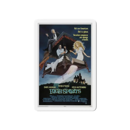 HIGH SPIRITS 1988 Movie Poster - Refrigerator Magnet 6 Inch - The Sticker Space