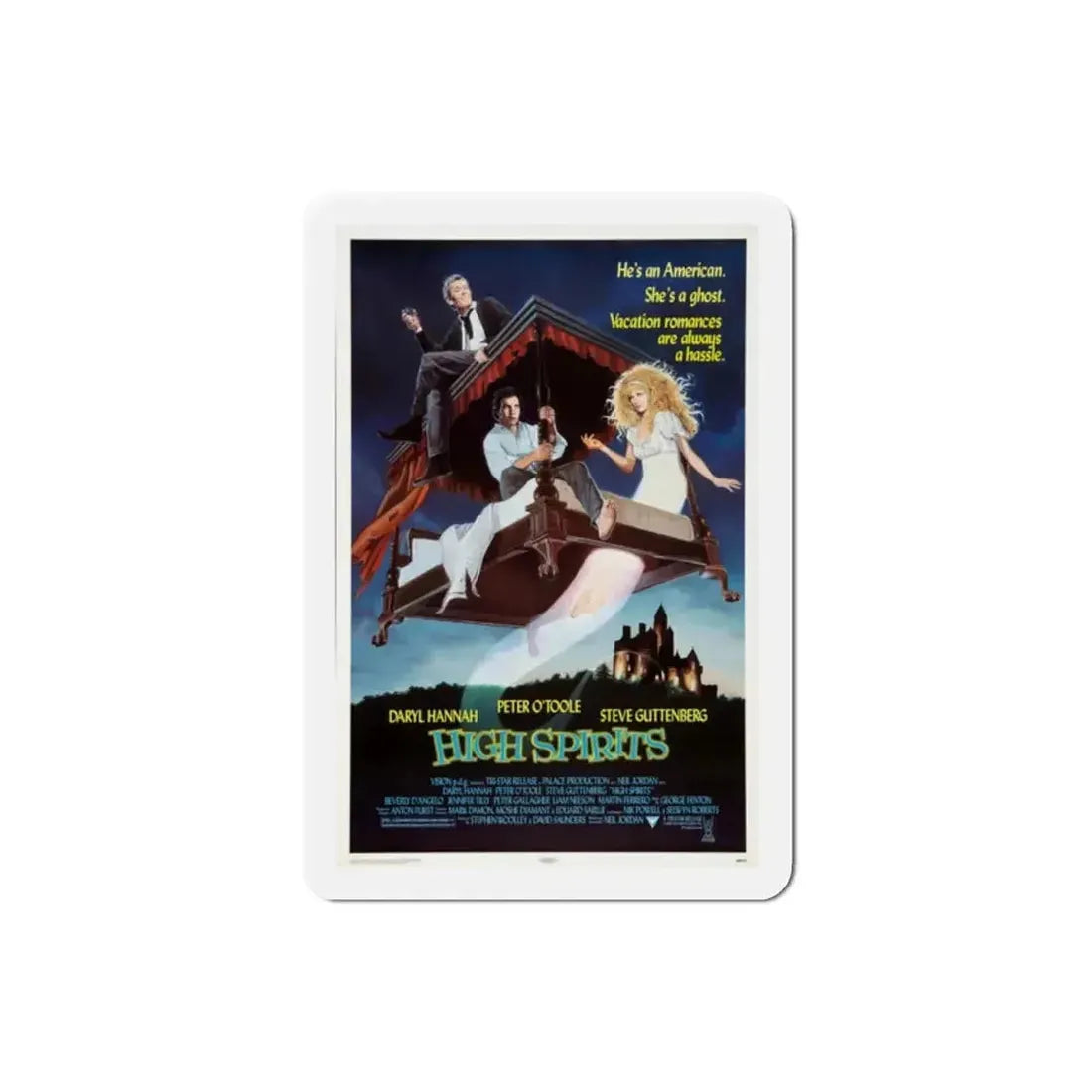 High Spirits 1988 Movie Poster Refrigerator Magnet - The Sticker Space