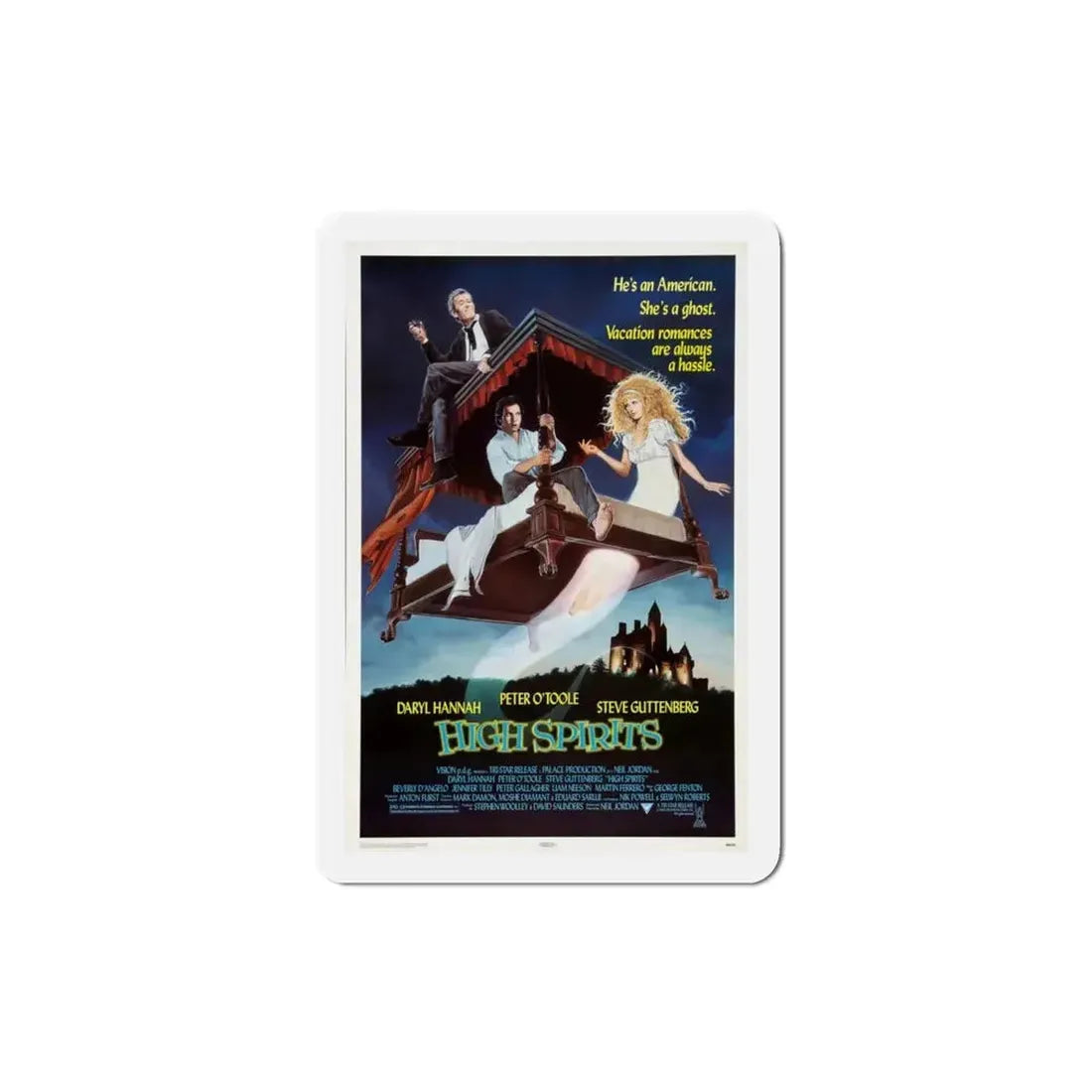 High Spirits 1988 Movie Poster Refrigerator Magnet - The Sticker Space