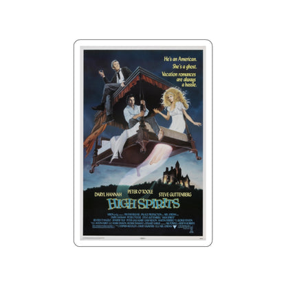 HIGH SPIRITS 1988 Movie Poster STICKER Vinyl Die-Cut Decal-2 Inch-The Sticker Space