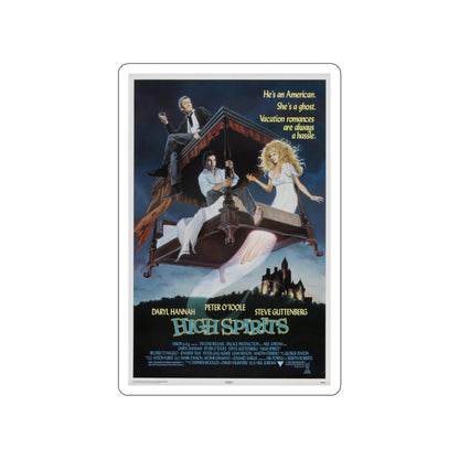 HIGH SPIRITS 1988 Movie Poster STICKER Vinyl Die-Cut Decal-4 Inch-The Sticker Space