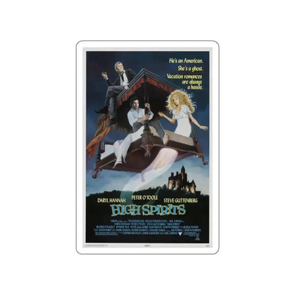 HIGH SPIRITS 1988 Movie Poster STICKER Vinyl Die-Cut Decal 4 Inch - The Sticker Space