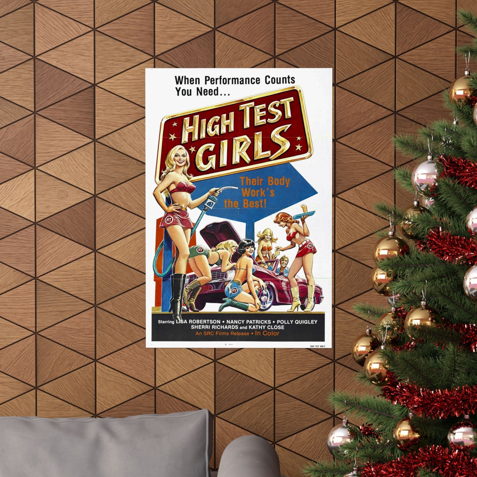 HIGH TEST GIRLS 1980 - Paper Movie Poster-The Sticker Space