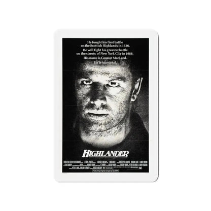 HIGHLANDER 1986 Movie Poster - Refrigerator Magnet 4 Inch - The Sticker Space