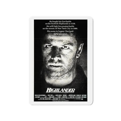 HIGHLANDER 1986 Movie Poster - Refrigerator Magnet - The Sticker Space