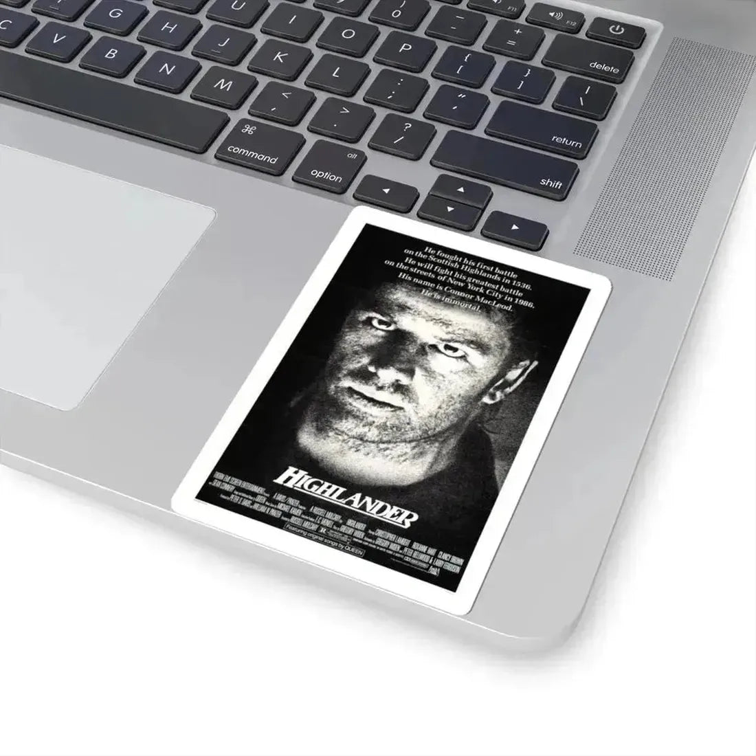 Highlander 1986 Movie Poster - STICKER Vinyl Kiss-Cut Decal - The Sticker Space