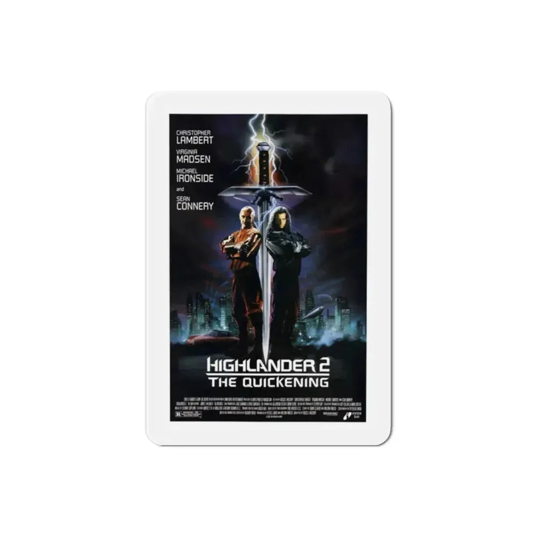 Highlander II The Quickening 1991 Movie Poster Refrigerator Magnet - The Sticker Space