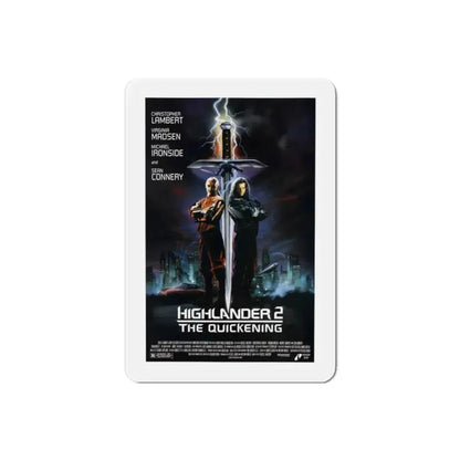 Highlander II The Quickening 1991 Movie Poster Refrigerator Magnet - The Sticker Space