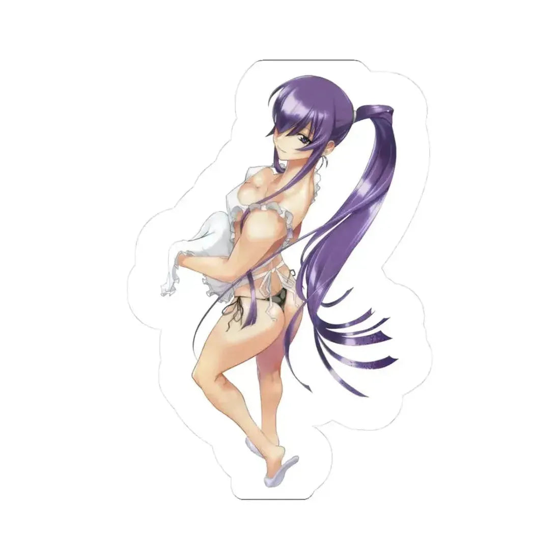 Highschool Of The Dead Busujima Saeko 1 (Anime/Ecchi) STICKER Vinyl Kiss-Cut Decal 3 Inch White - The Sticker Space
