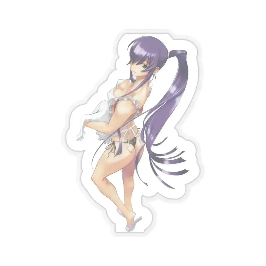 Highschool Of The Dead Busujima Saeko 1 (Anime/Ecchi) STICKER Vinyl Kiss-Cut Decal 6 Inch Transparent - The Sticker Space