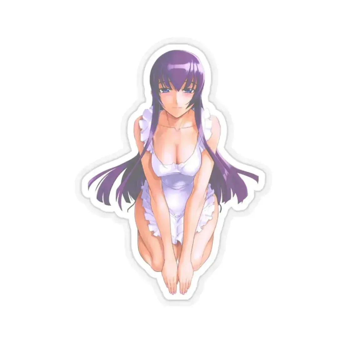 Highschool Of The Dead Busujima Saeko 2 (Anime/Ecchi) STICKER Vinyl Kiss-Cut Decal 2 Inch Transparent - The Sticker Space