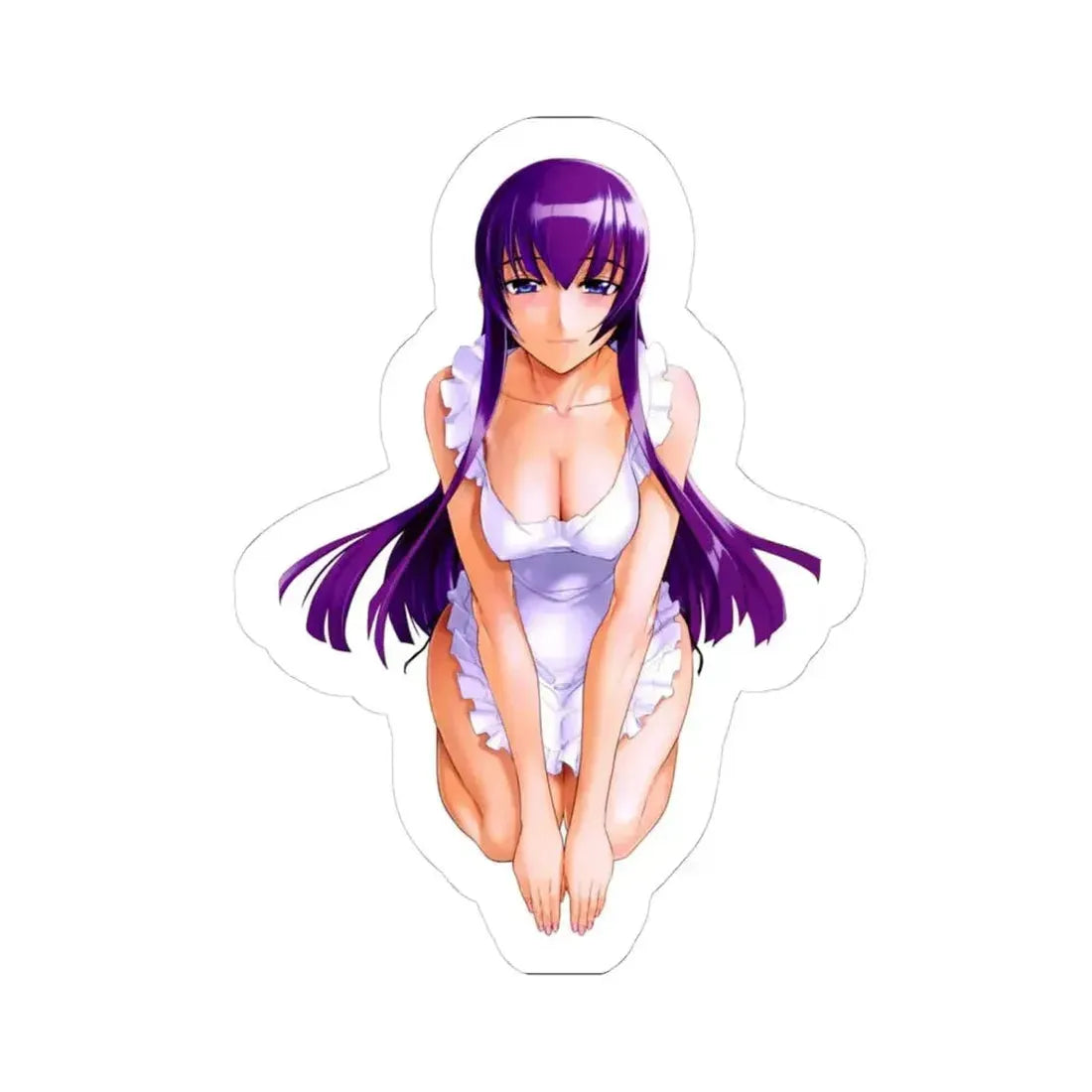 Highschool Of The Dead Busujima Saeko 2 (Anime/Ecchi) STICKER Vinyl Kiss-Cut Decal 6 Inch White - The Sticker Space