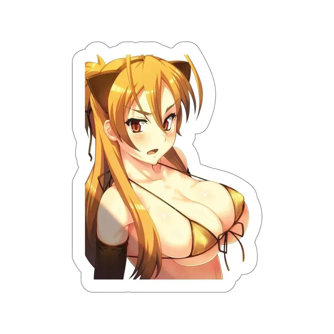 Highschool Of The Dead - Rei Miyamoto (Anime/Ecchi/Waifu) STICKER Vinyl Die-Cut Decal 5 Inch - The Sticker Space