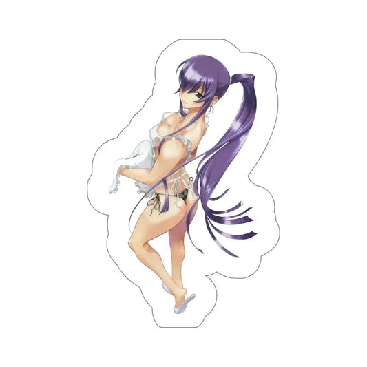 Highschool Of The Dead - Saeko Busujima (Anime/Ecchi/Waifu) STICKER Vinyl Die-Cut Decal 6 Inch - The Sticker Space