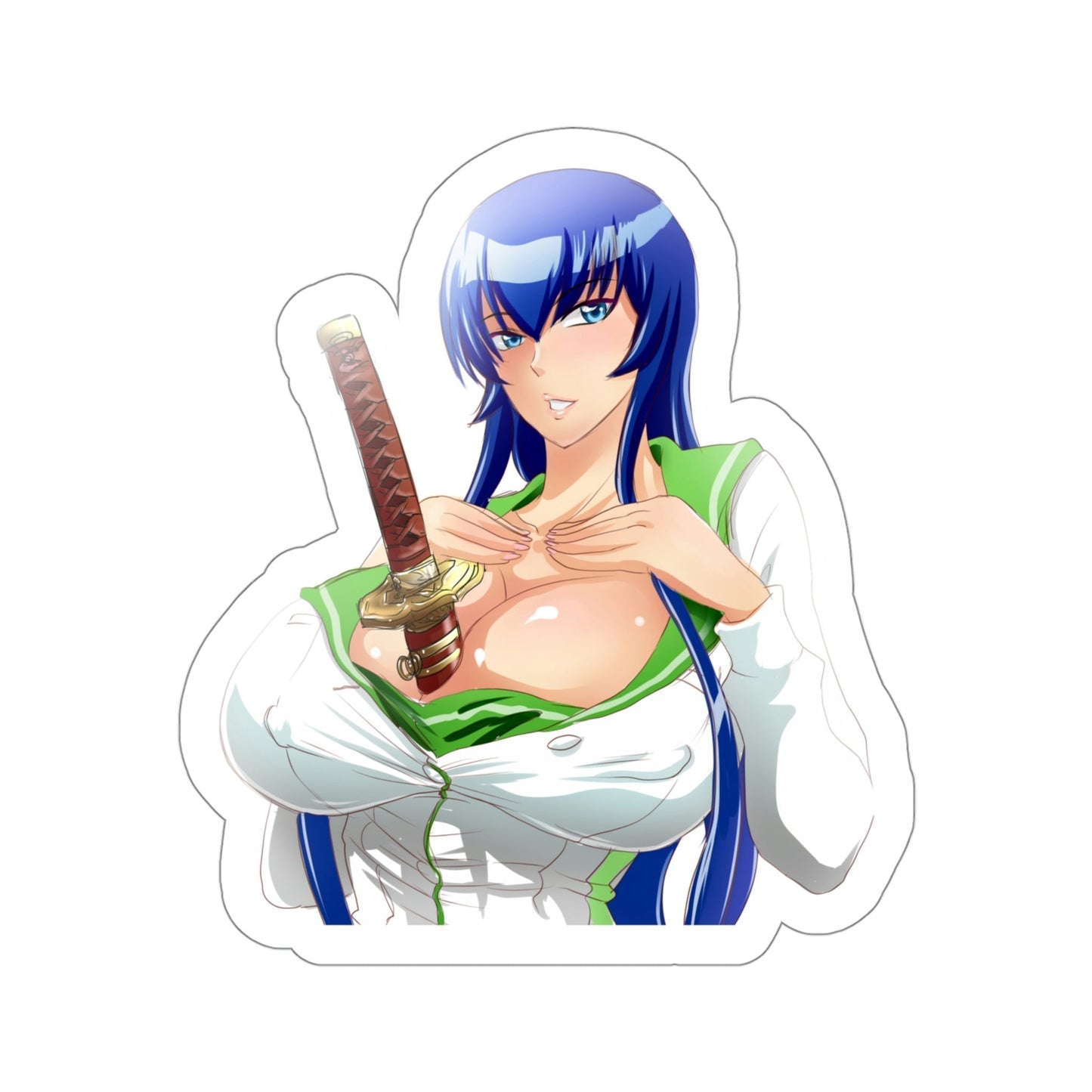 Highschool Of The Dead - Saeko Busujima v3 (Anime/Ecchi/Waifu) STICKER Vinyl Die-Cut Decal-4 Inch-The Sticker Space