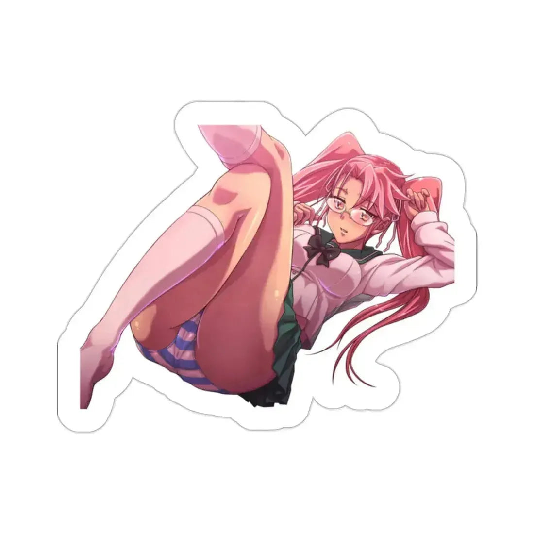 Highschool Of The Dead - Saya Takagi v3 (Anime/Ecchi/Waifu) STICKER Vinyl Die-Cut Decal 2 Inch - The Sticker Space