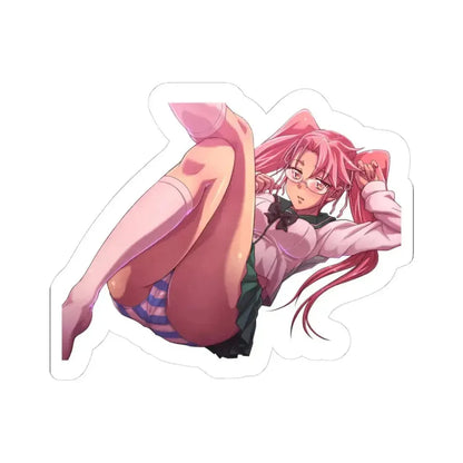 Highschool Of The Dead Takagi Saya 3 (Anime/Ecchi) STICKER Vinyl Kiss-Cut Decal 6 Inch White - The Sticker Space
