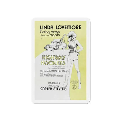 HIGHWAY HOOKERS 1975 Movie Poster - Refrigerator Magnet 5 Inch - The Sticker Space