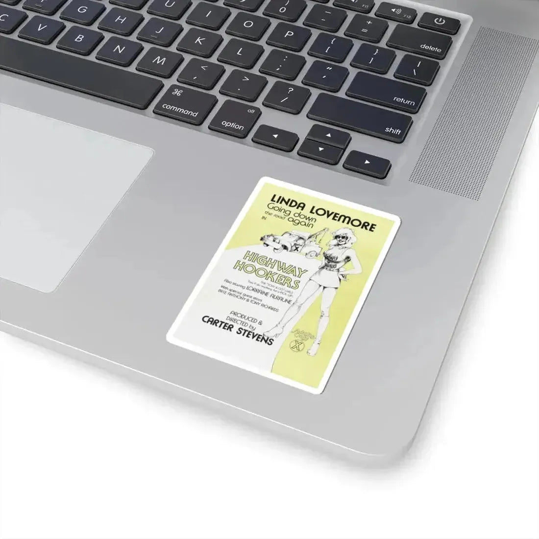 HIGHWAY HOOKERS 1975 Movie Poster - STICKER Vinyl Kiss-Cut Decal - The Sticker Space