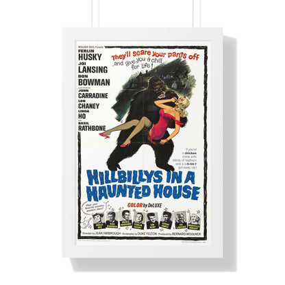 HILLBILLYS IN A HAUNTED HOUSE 1967 - Framed Movie Poster-16″ x 24″-The Sticker Space