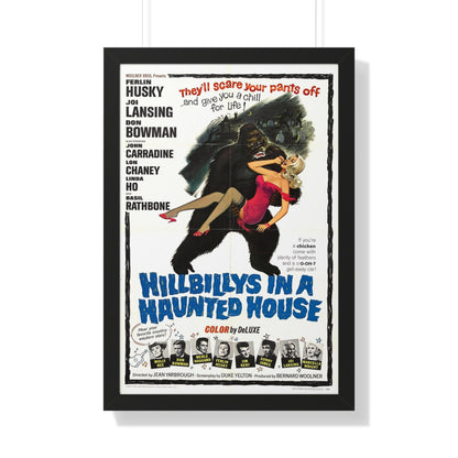 HILLBILLYS IN A HAUNTED HOUSE 1967 - Framed Movie Poster-20" x 30"-The Sticker Space