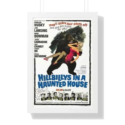 HILLBILLYS IN A HAUNTED HOUSE 1967 - Framed Movie Poster - The Sticker Space