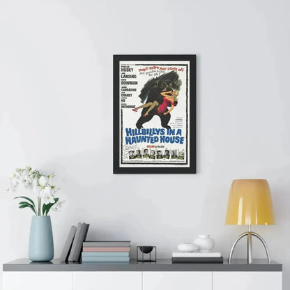 HILLBILLYS IN A HAUNTED HOUSE 1967 - Framed Movie Poster - The Sticker Space
