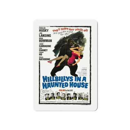 HILLBILLYS IN A HAUNTED HOUSE 1967 Movie Poster - Refrigerator Magnet - The Sticker Space