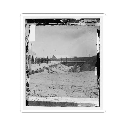 Hilton Head, S.C. Rear View of Fort Walker (U.S. Civil War) STICKER Vinyl Kiss-Cut Decal 6 Inch White - The Sticker Space