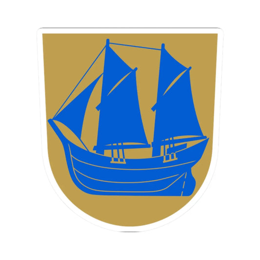 Himanka.vaakuna (Finland) (Coat of Arms) STICKER Vinyl Kiss-Cut Decal 2 Inch White - The Sticker Space