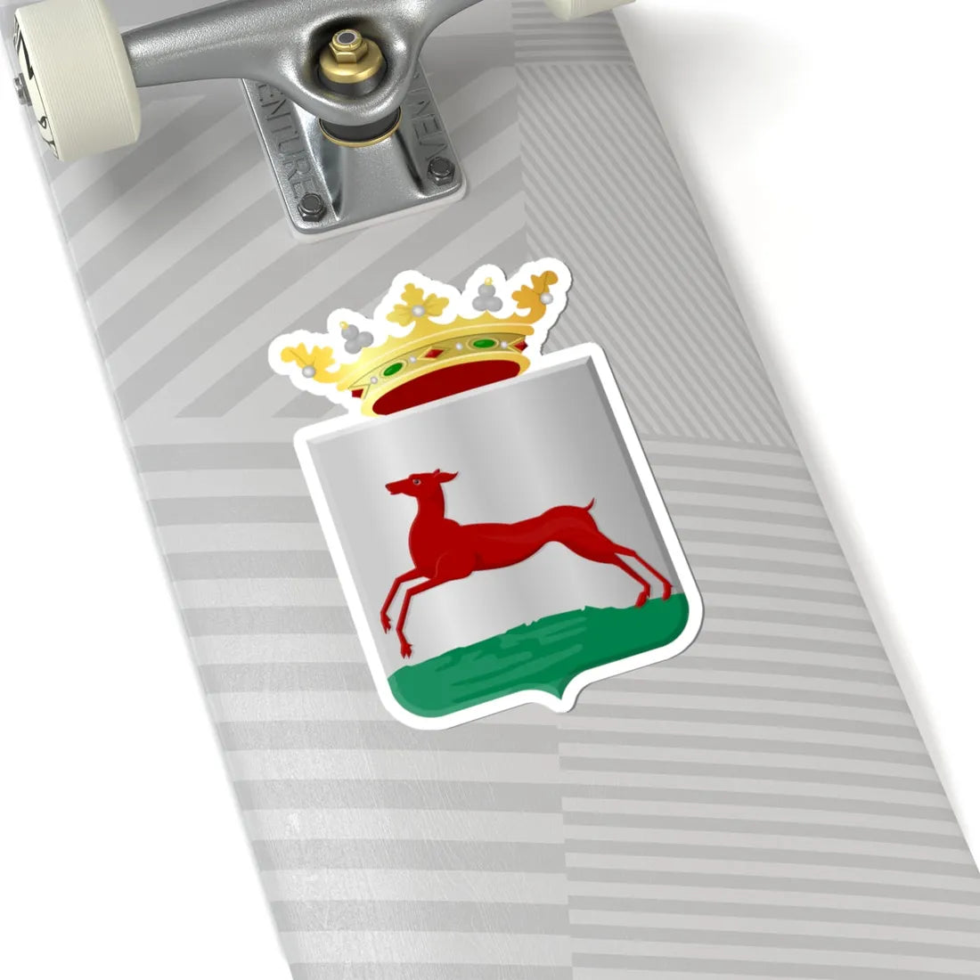 Hindeloopen wapen (Netherlands) (Coat of Arms) STICKER Vinyl Kiss-Cut Decal - The Sticker Space