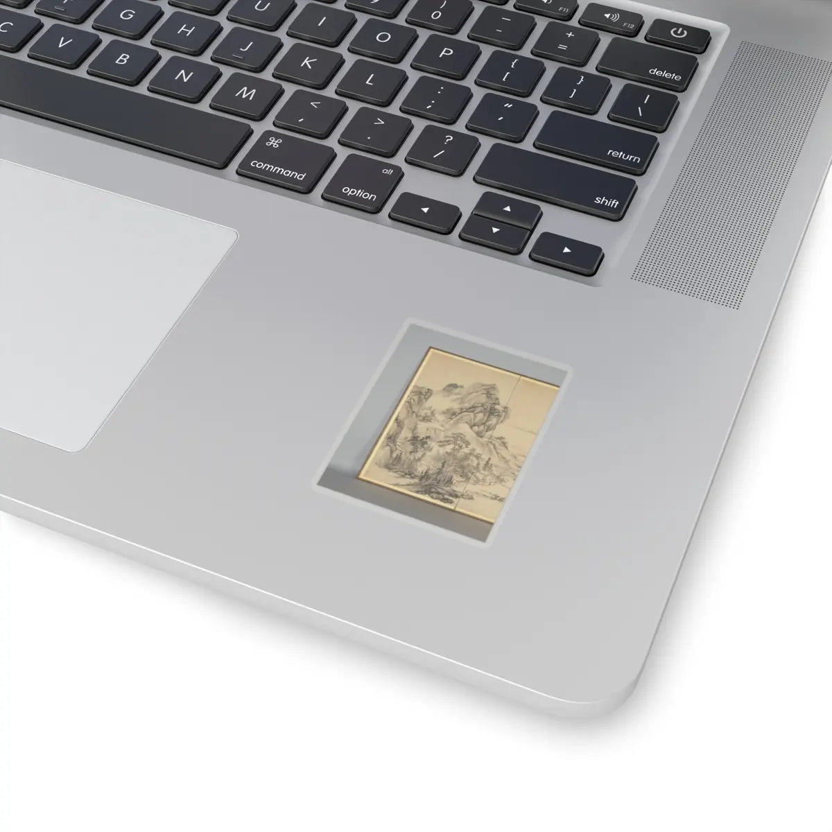 Hine Taizan - “At leisure in a lakeside grove in autumn” - 1850 v3 - STICKER Vinyl Kiss-Cut Decal