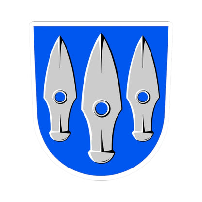 Hinnerjoki.vaakuna (Finland) (Coat of Arms) STICKER Vinyl Kiss-Cut Decal 2 Inch White - The Sticker Space