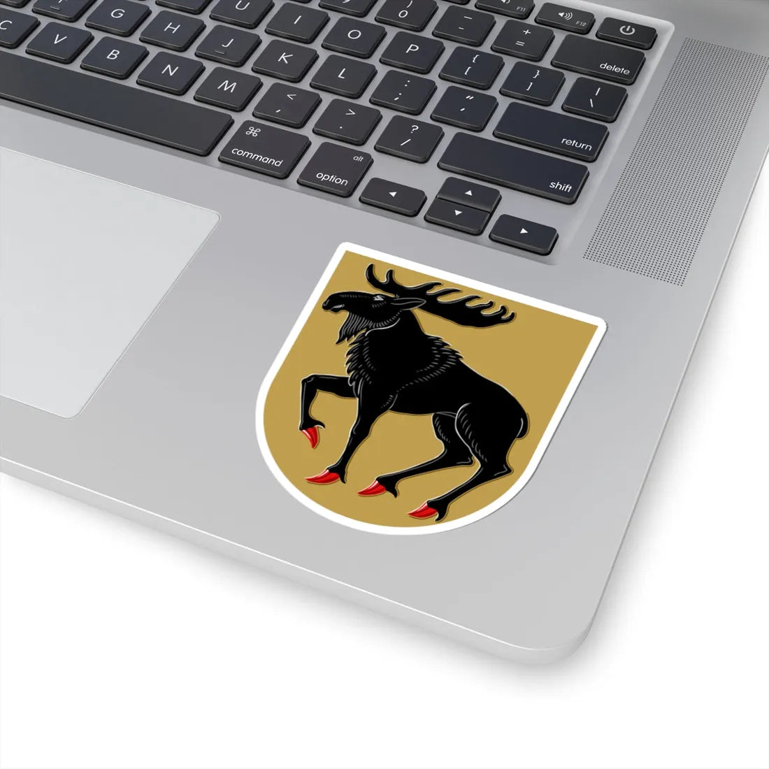 Hirvensalmi.vaakuna (Finland) (Coat of Arms) STICKER Vinyl Kiss-Cut Decal - The Sticker Space