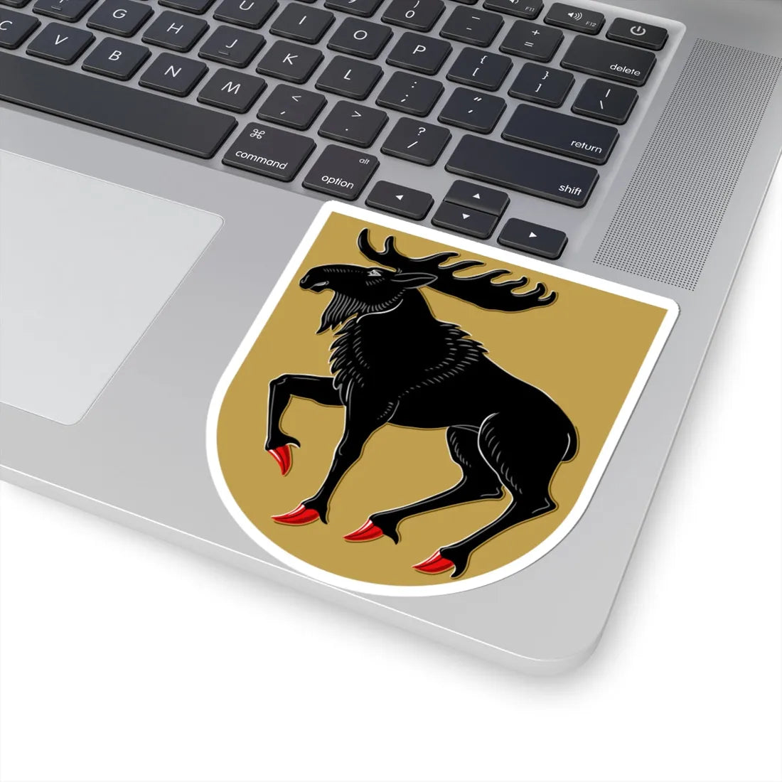 Hirvensalmi.vaakuna (Finland) (Coat of Arms) STICKER Vinyl Kiss-Cut Decal - The Sticker Space