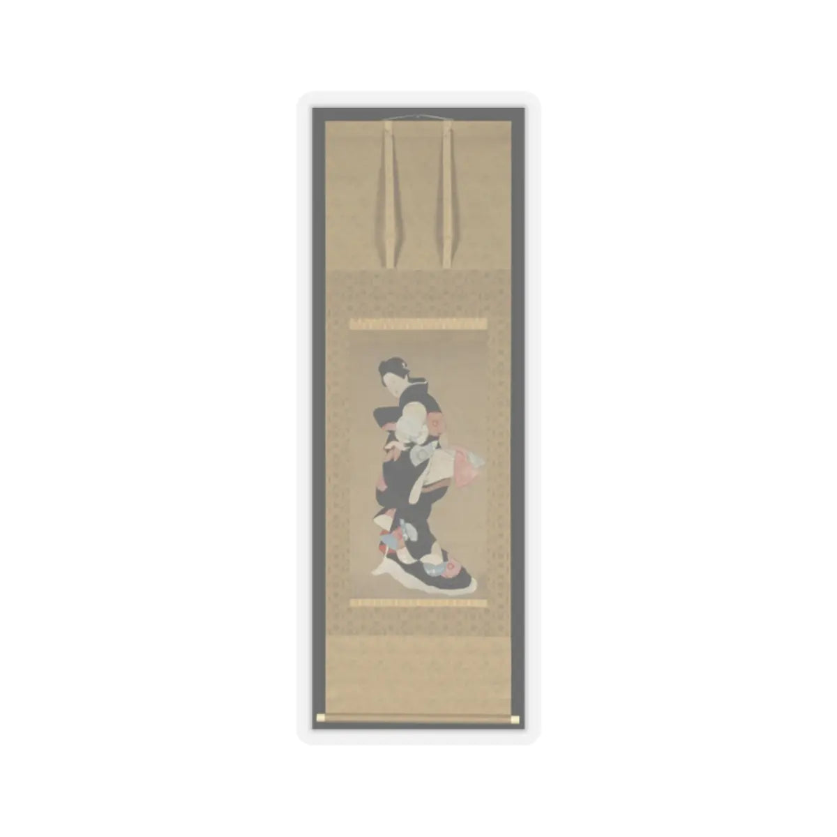 Hishikawa Moronobu 菱川師宣 - Dancer - unknown v2 - STICKER Vinyl Kiss-Cut Decal