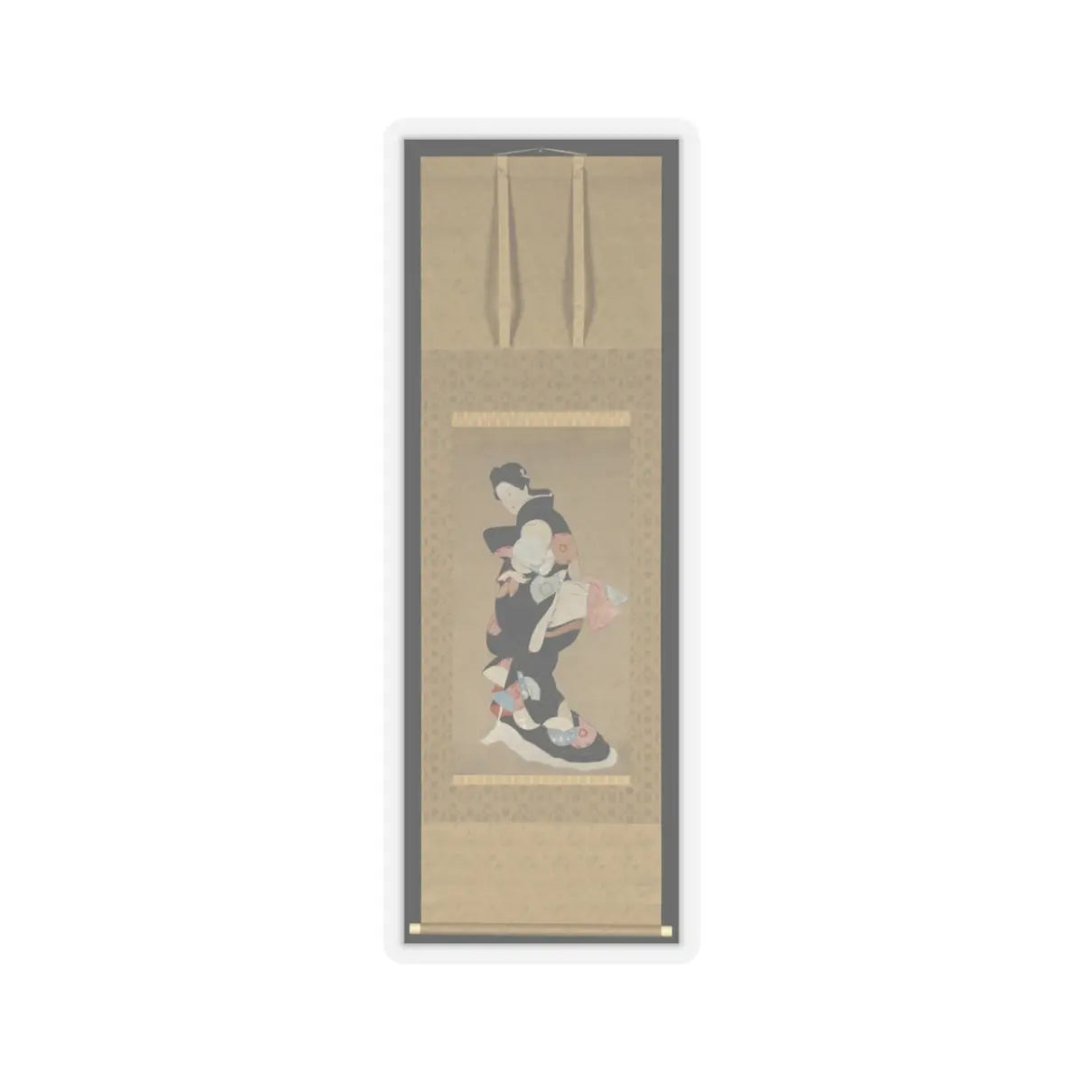 Hishikawa Moronobu 菱川師宣 - Dancer - unknown v2 - STICKER Vinyl Kiss-Cut Decal