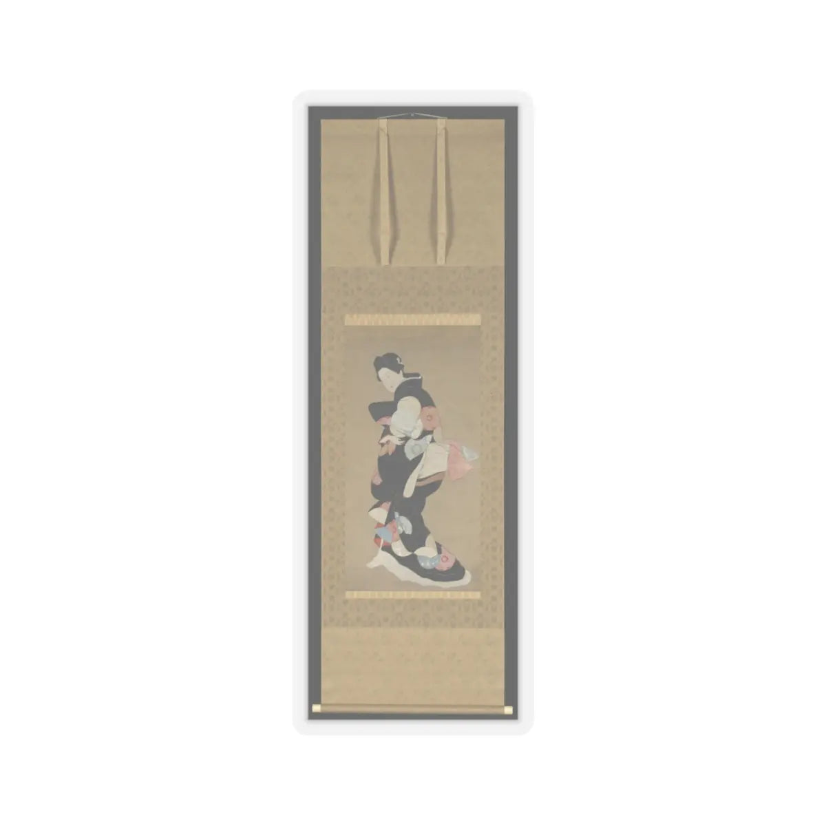 Hishikawa Moronobu 菱川師宣 - Dancer - unknown v2 - STICKER Vinyl Kiss-Cut Decal