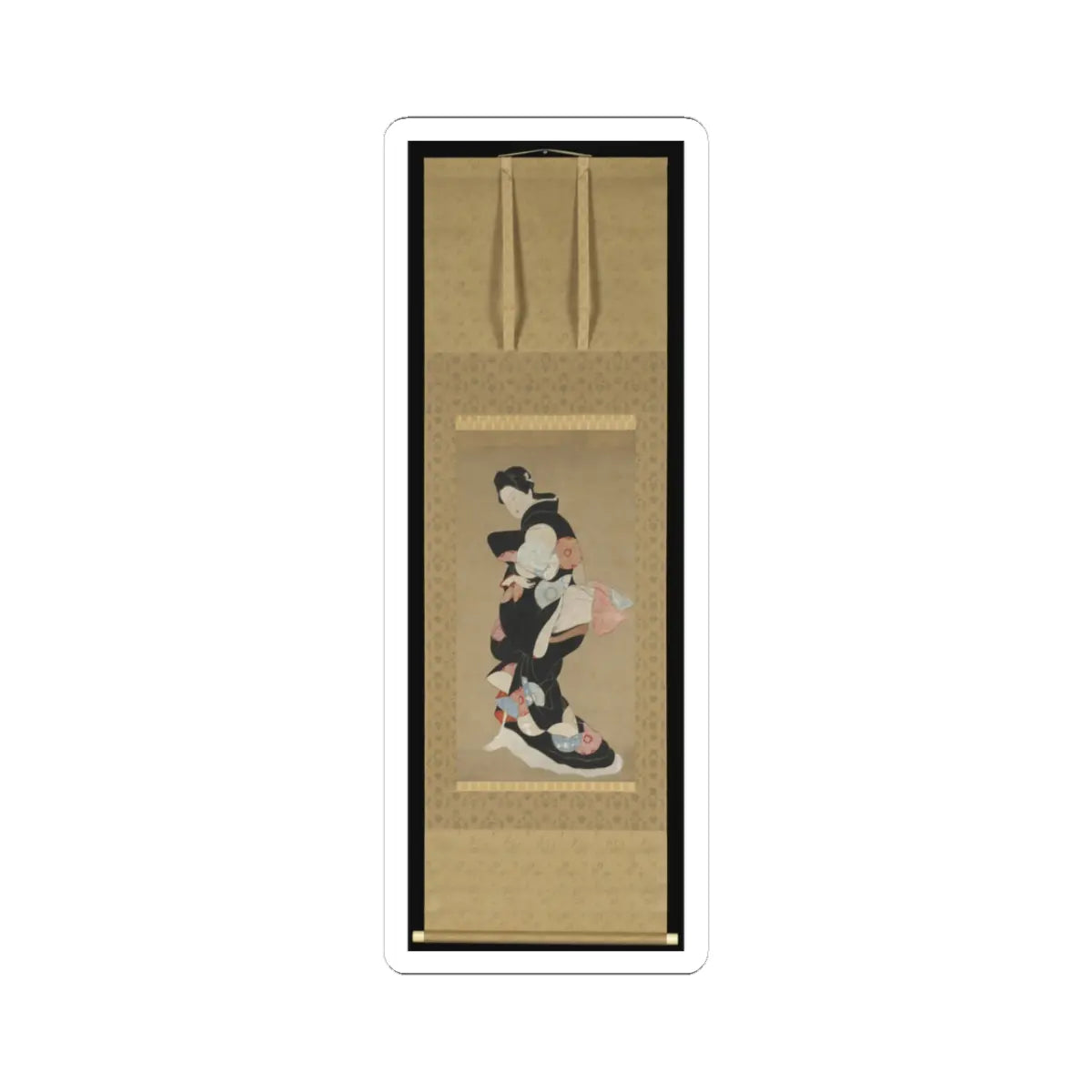 Hishikawa Moronobu 菱川師宣 - Dancer - unknown v2 - STICKER Vinyl Kiss-Cut Decal