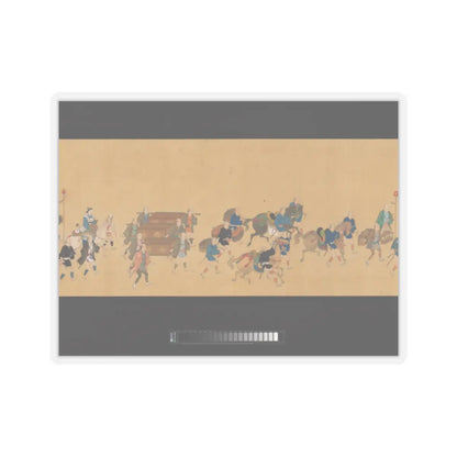 Hishikawa School - Daimyo Procession to Edo - ca. 1700 v11 - STICKER Vinyl Kiss-Cut Decal