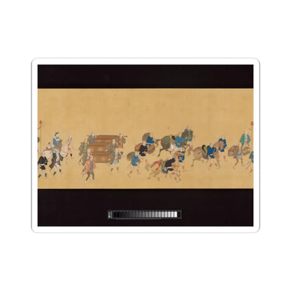 Hishikawa School - Daimyo Procession to Edo - ca. 1700 v11 - STICKER Vinyl Kiss-Cut Decal
