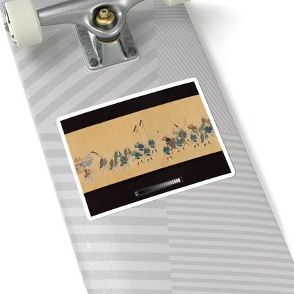 Hishikawa School - Daimyo Procession to Edo - ca. 1700 v14 - STICKER Vinyl Kiss-Cut Decal